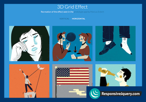 3D Grid Effect