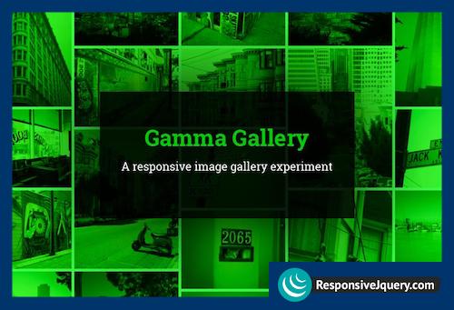 A Responsive Image Gallery Experiment