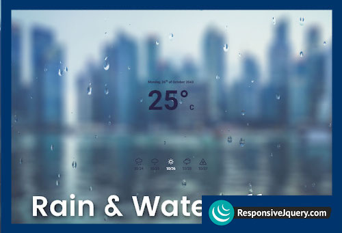 Rain & Water Effect Experiments