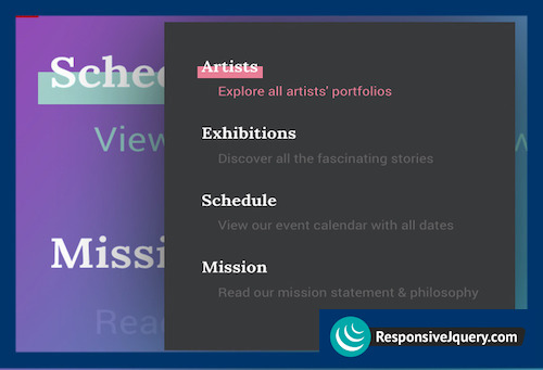 Inspiration for Menu Hover Effects